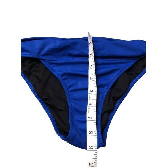 Victoria's Secret Swim The Hottie Cheeky Bikini Bottom Ruched Royal Blue Large - Picture 7 of 8